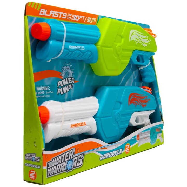 Jactal - Wholesale Lawn Game - Gargoyle Water Guns 2 Pack Water Warriors1