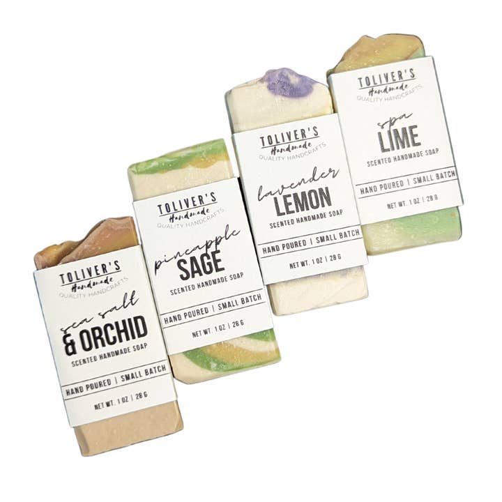 Toliver's Handmade - Wholesale Bar Soap - Hotel, Bed & Breakfast, Resort Guest Soaps - Case of 120