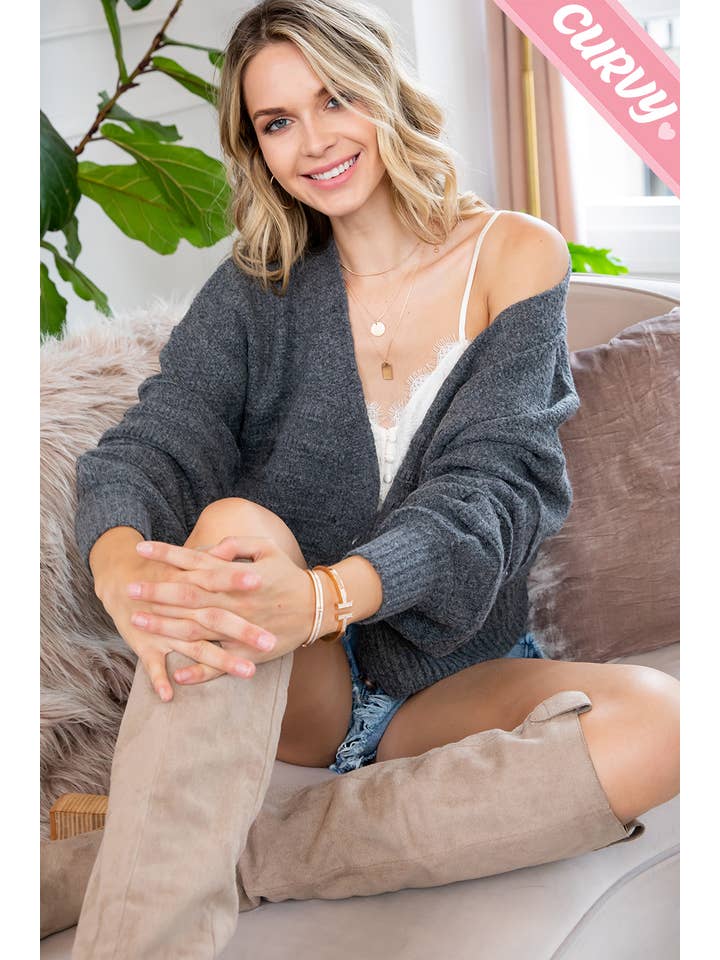 Sweet Lovely by Jen - Wholesale Cardigan - Women's - SW203PL SWEATER CARDIGAN2