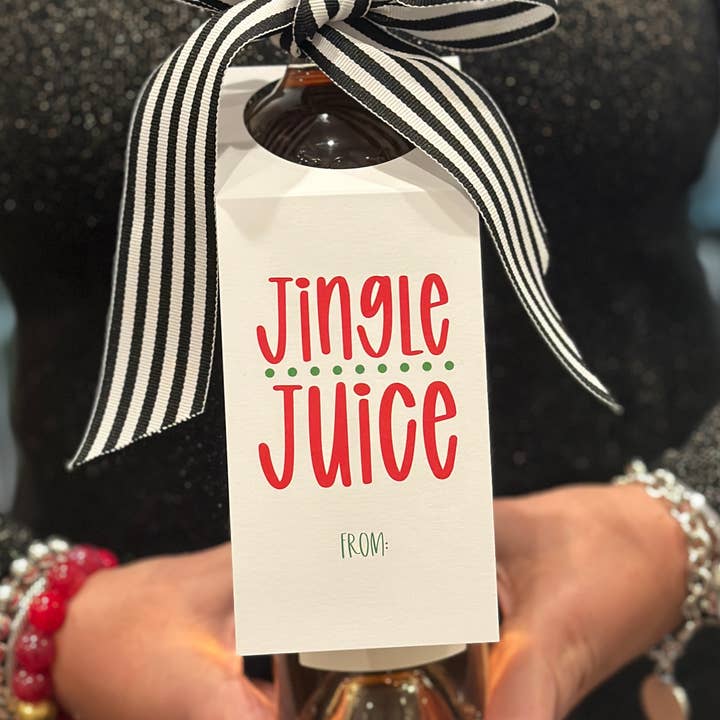 Jingle Juice Jul Vin & Spiritus Etiket for engroshandel hos Note Worthy Paper Place