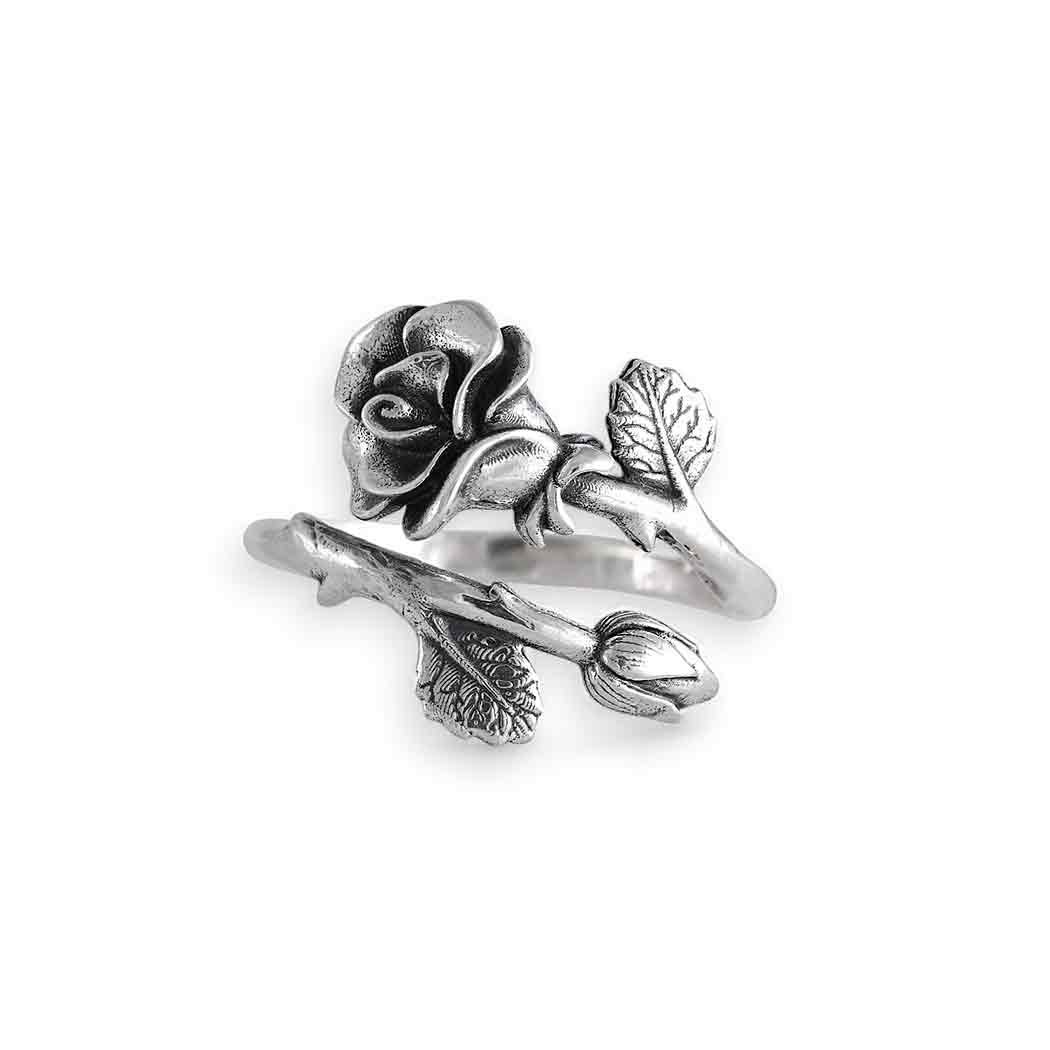 Nina Designs - Vente Bague de cocktail/de cérémonie - Bagues ajustables fleurs de naissance en argent sterling7