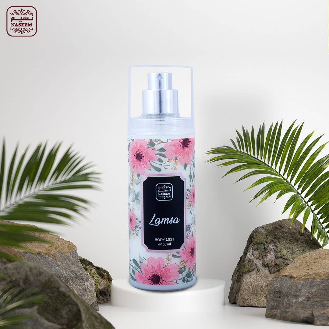 NASEEM – wholesale Ansikts- och kroppsspray – LAMSA Body Mist Sweet & Fresh Damparfym 100 ml1