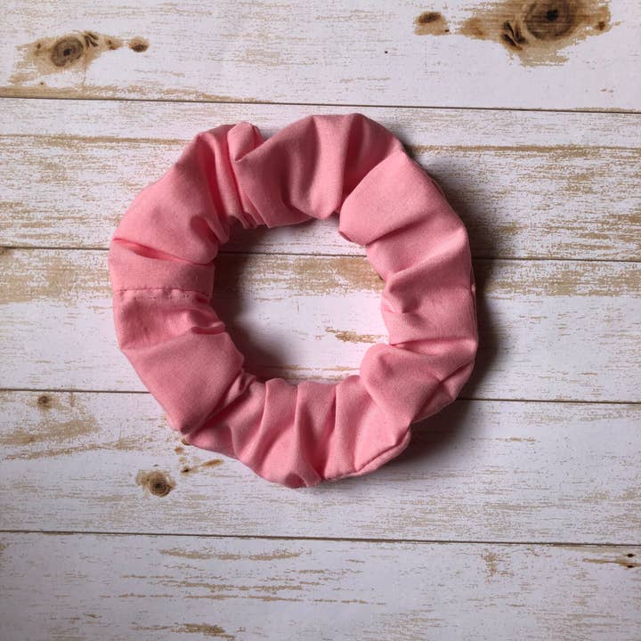 South Coast Sewn – wholesale Scrunchie - Women’s – Pink Hair Scrunchie - Light Pink Shade1
