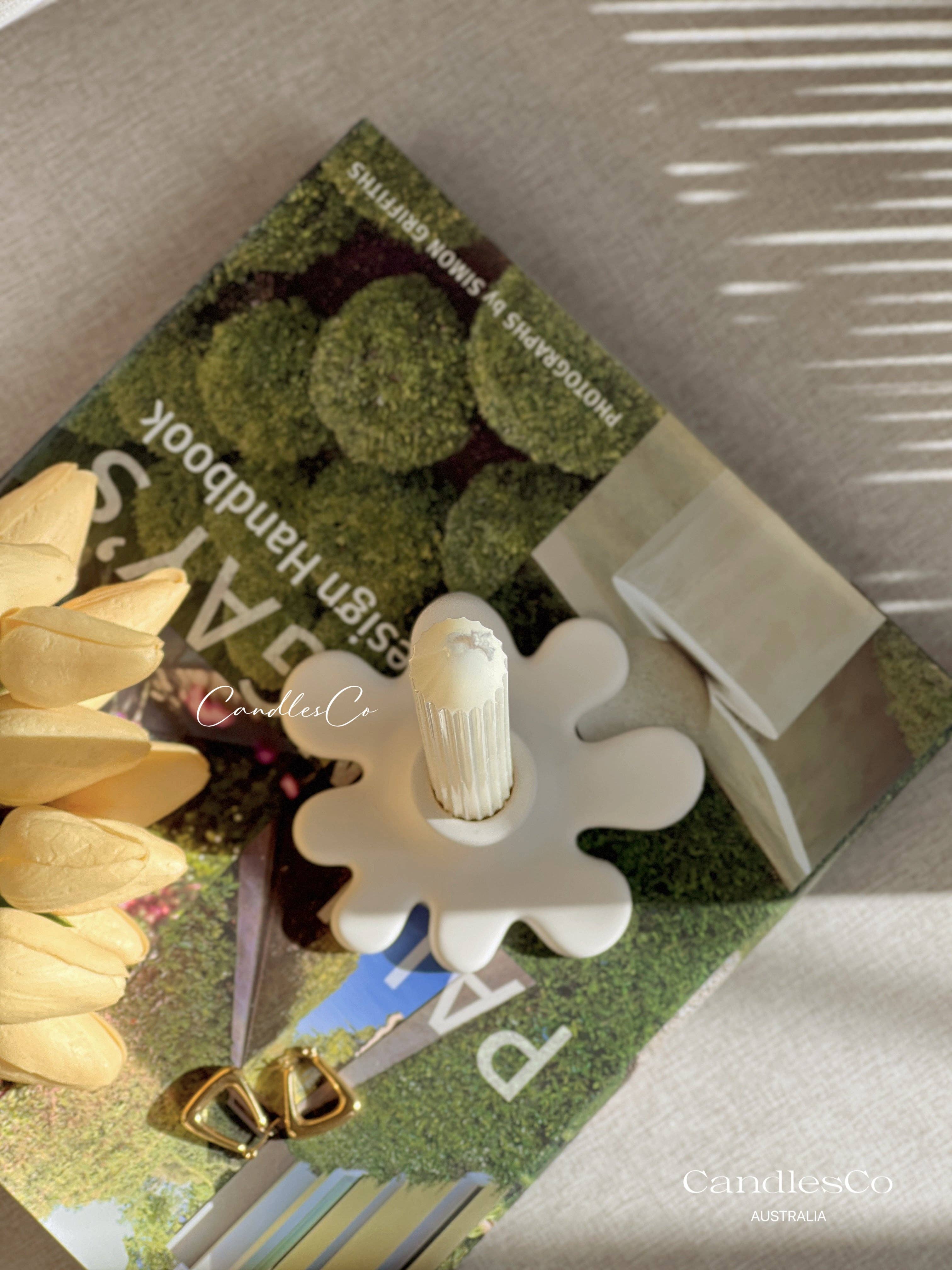 White Candle Holder for wholesale on Faire2