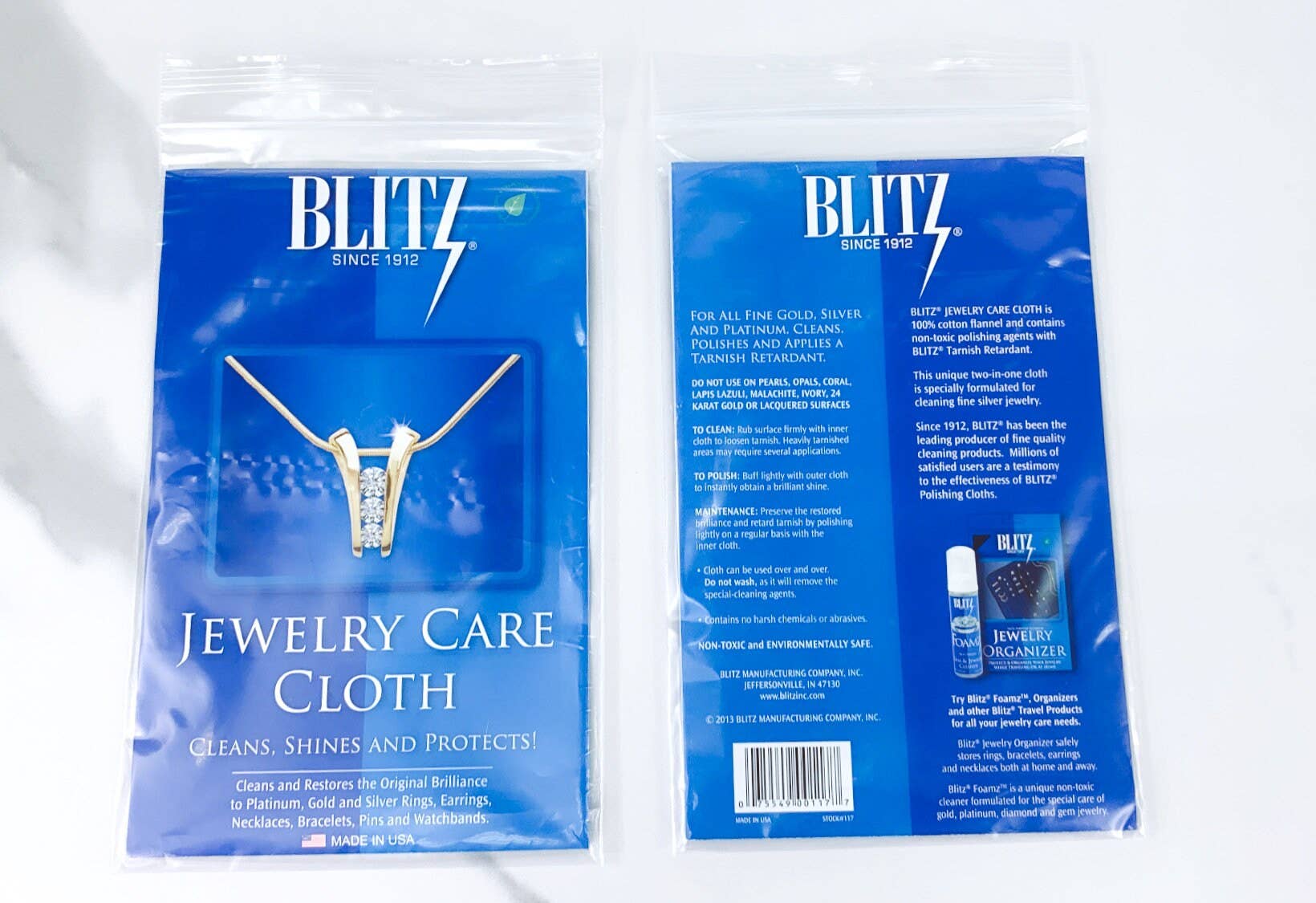 DIJU Jewelry - Wholesale  - Blitz Jewelry Care Cloth, Cleaner for Gold, Silver and Platinum3