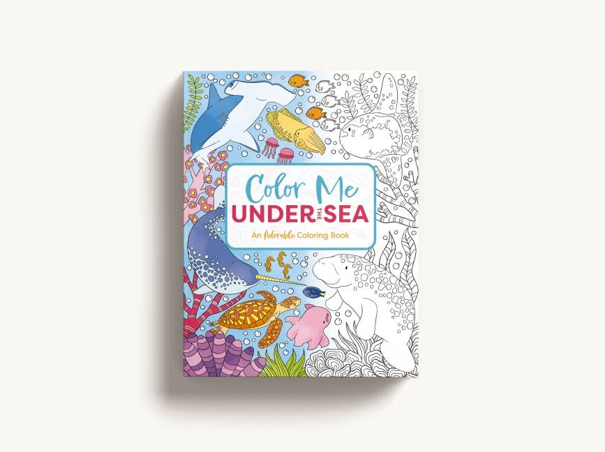 HarperCollins Focus - Wholesale Coloring & Activity Book - Adult - Color Me Under the Sea: An Adorable Adult Coloring Book1