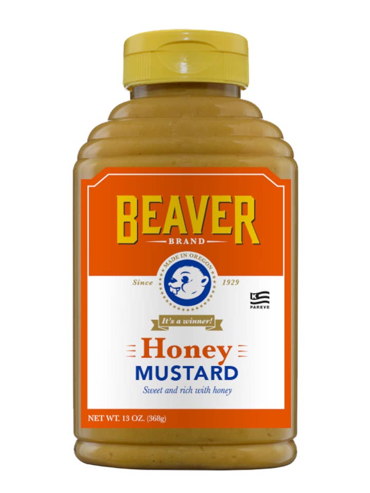 Beaver Brand Honey Mustard 13oz for wholesale by Beaverton Foods