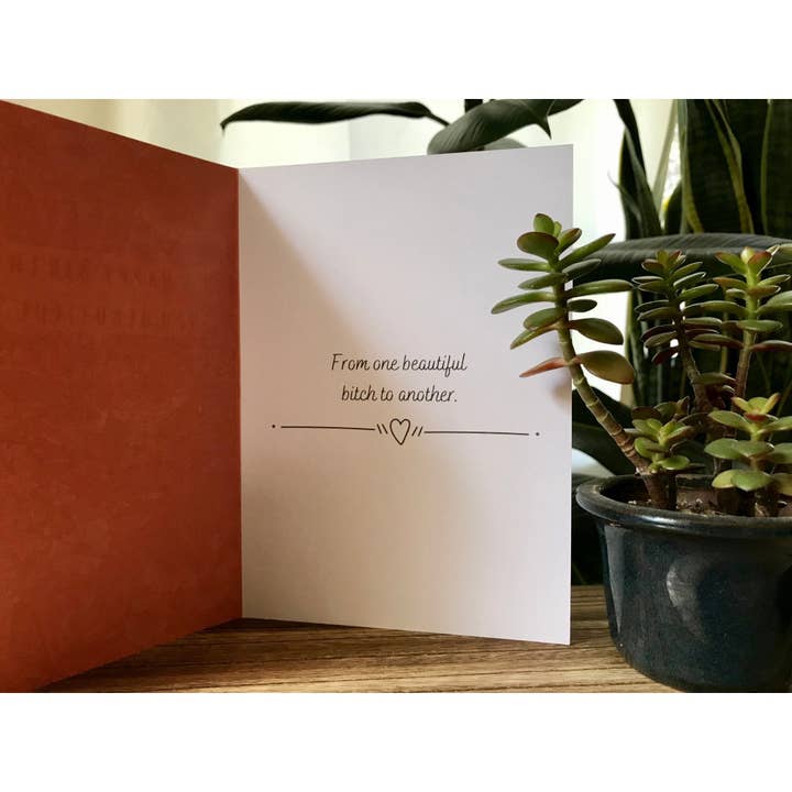 As Told By Ellie - Wholesale Birthday Card - Happy Birthday You Beautiful Bitch Card
