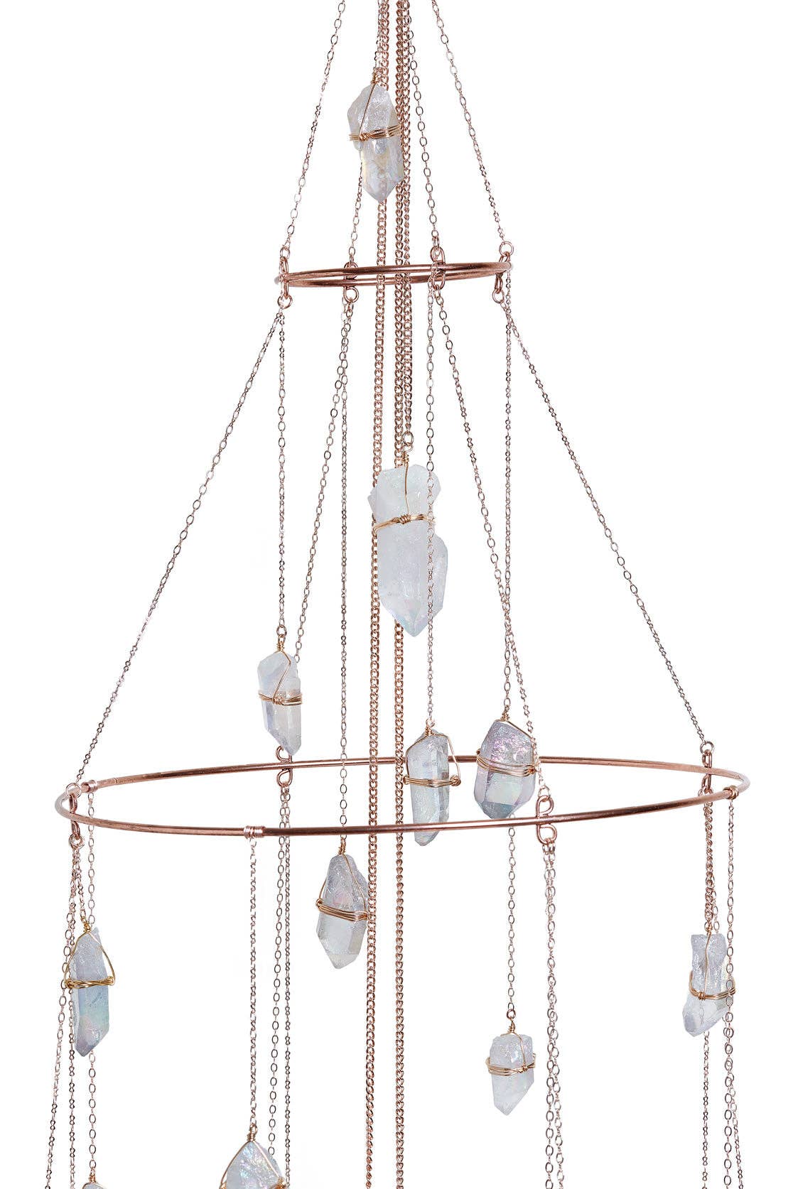Ariana Ost - Wholesale Chandelier/Hanging Light - Aura Quartz Crystal Chandelier – Statement Healing Light1