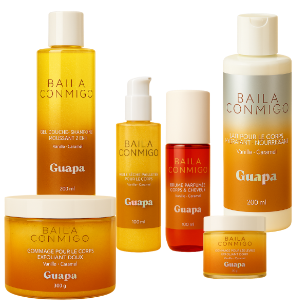 S2Z-COSMETICS P/O GUAPA - Wholesale Bath & Body Set - Complete Kit Bomba Latina – GUAPA – Vanilla Caramel0