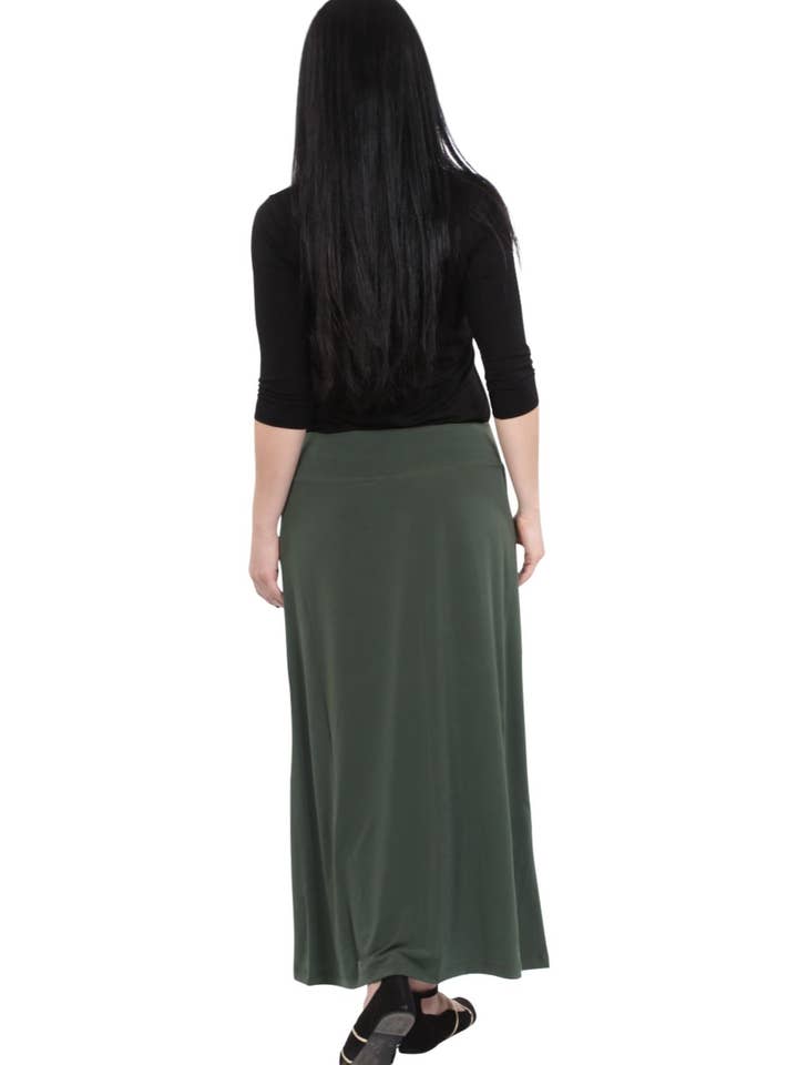 Kosher Casual - Vendita all'ingrosso Gonna - Donna - Gonna a Tubino Classica Lunga Maxi Modesta con Leggero Lucentezza6