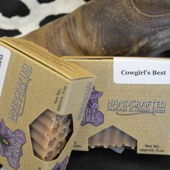 Cowgirl's Best Soap for wholesale by Bees-to-Bubbles Handcrafted Soaps
