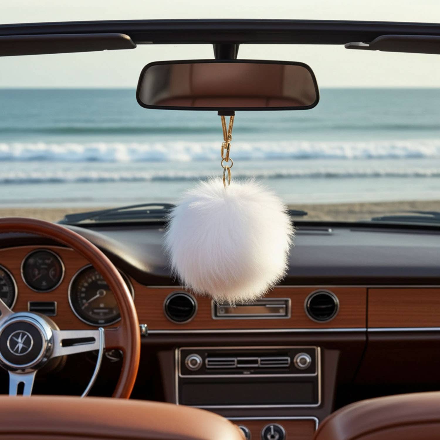 Shupaca Alpaca - Wholesale Keychain - Unisex - Keychain Pom Poms | 6" | White2