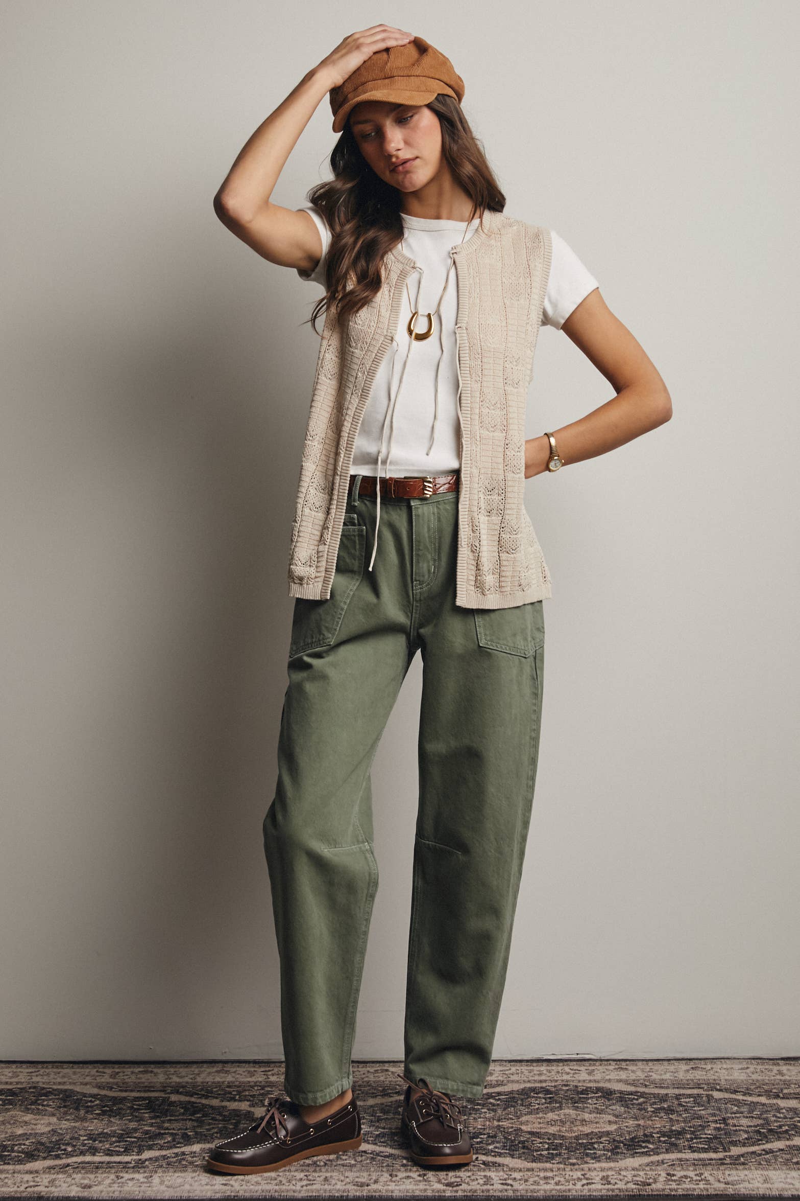 Forte - Wholesale Jeans - Women's - High Rise Barrel Utility Jeans FP0004 8