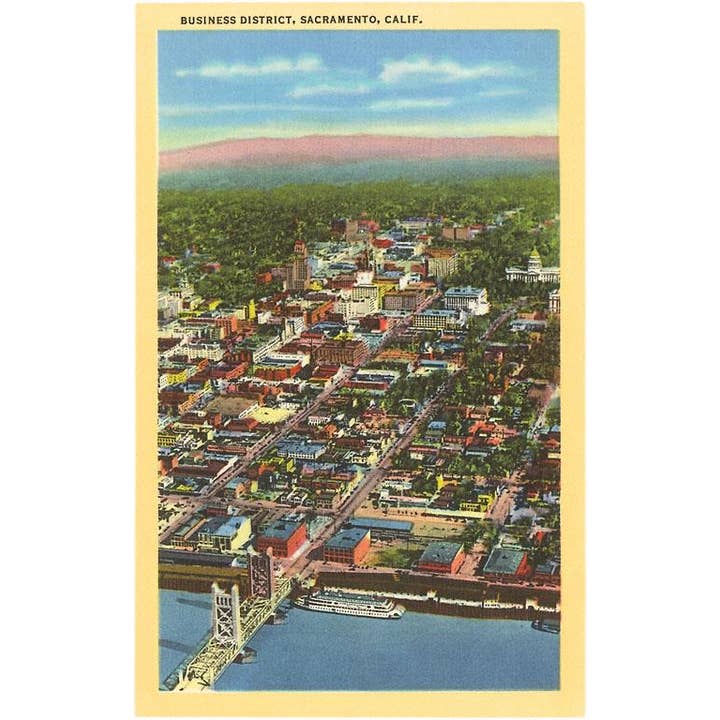 Magnet CA-662 Business District, Sacramento for wholesale by Found Image Press