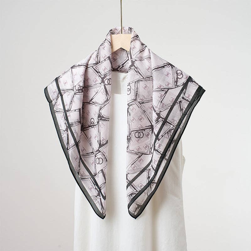 Marayn - Vendita all'ingrosso Sciarpa - Donna - Sciarpa in Misto Seta Leggera Primavera Estate Versatile14