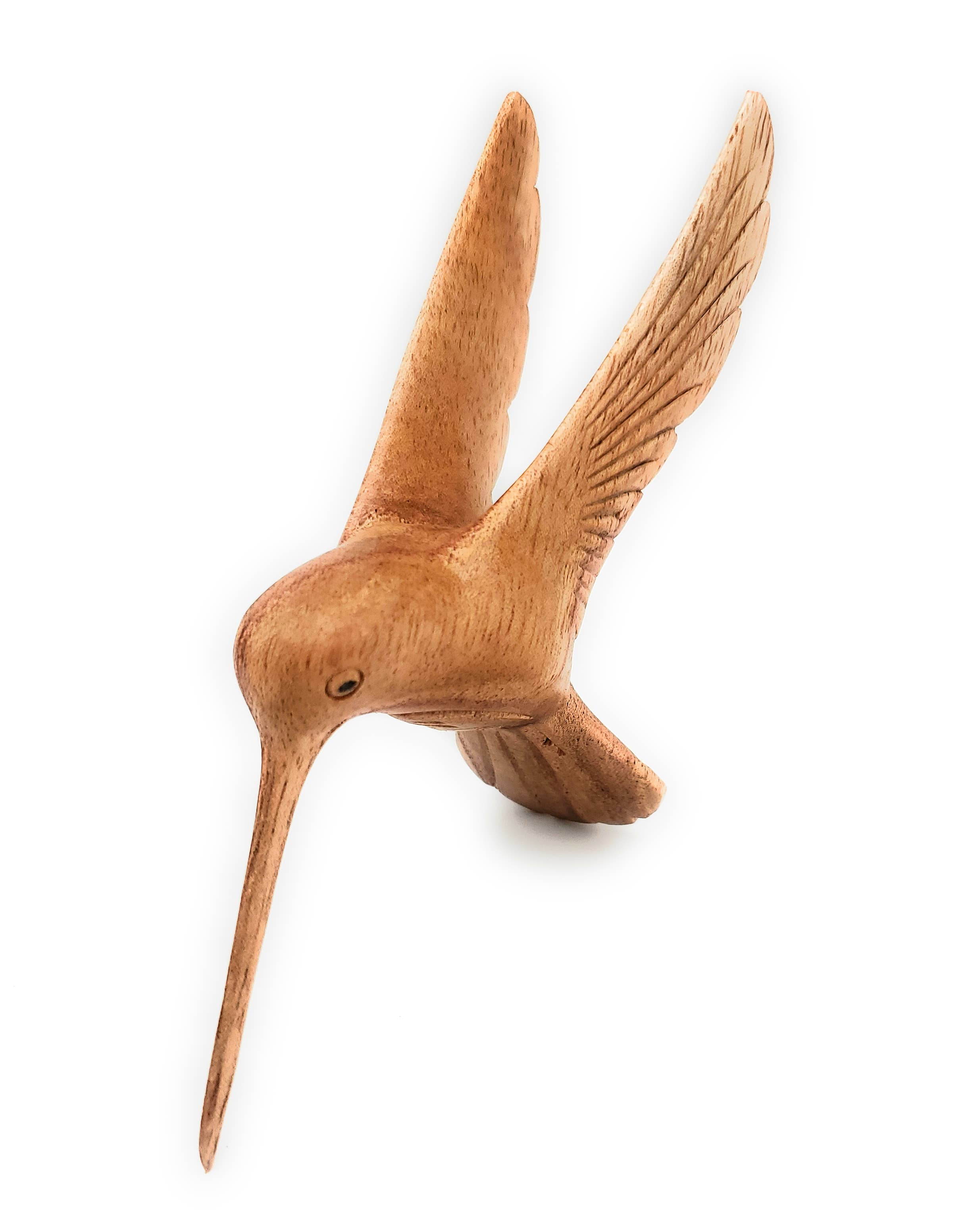 A Lost Art – Großhandel Dekofigur – Handgeschnitzte Kolibri-Skulptur aus natürlichem Holz1