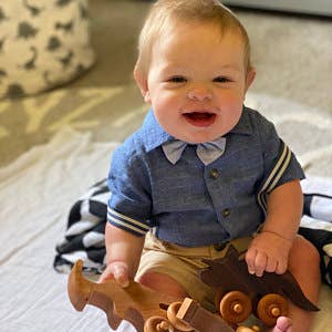 Baldwin Toy Co. - Wholesale Wood Toy - Kids - Dinosaurs Hardwood Rolling Wood Toy for Kids4