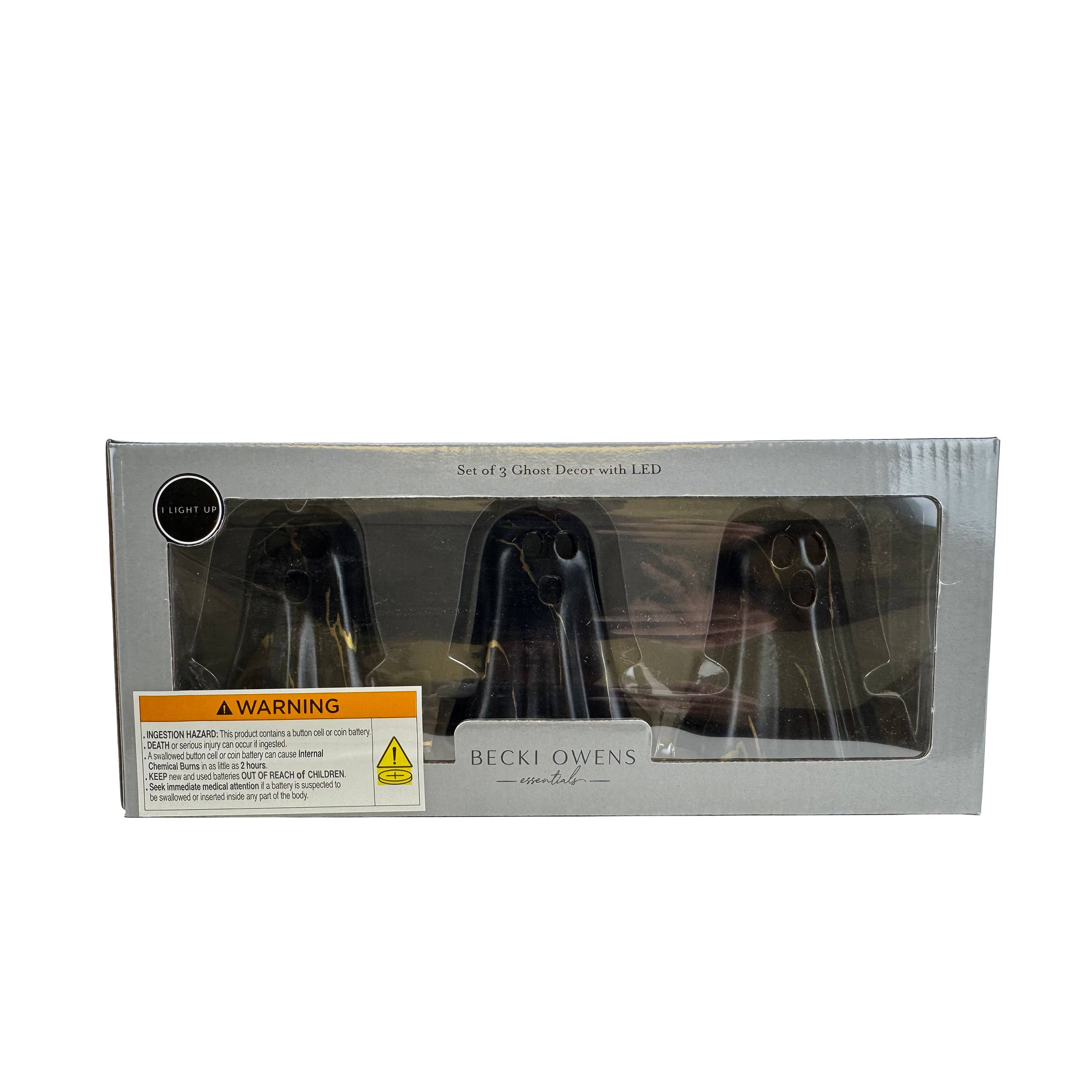 DesignStyles Home - Wholesale Decorative Figurine - Becki Owens Set of 3 Marble Light Up Ghosts2