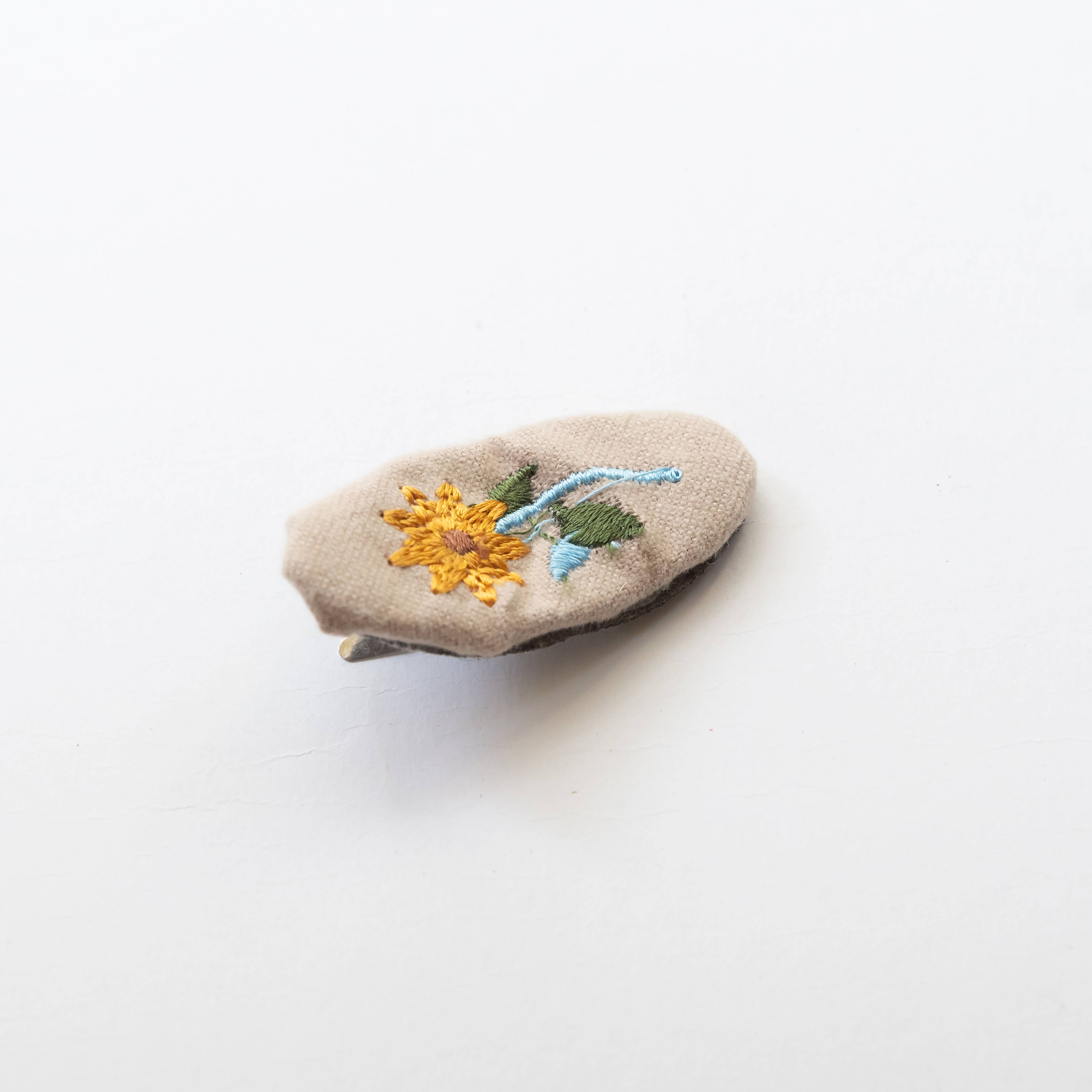 Tangle Shiny Stars - Wholesale Hair Clip - Kids - Oval Embroidered Floral and Fish Snap Hair Clips 3