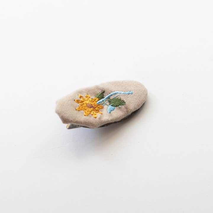 Tangle Shiny Stars - Wholesale Hair Clip - Kids - Oval Embroidered Floral and Fish Snap Hair Clips 3