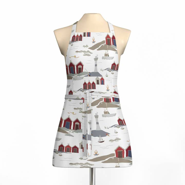Coast Offwhite Apron With Pocket for wholesale by Arvidssons Textil