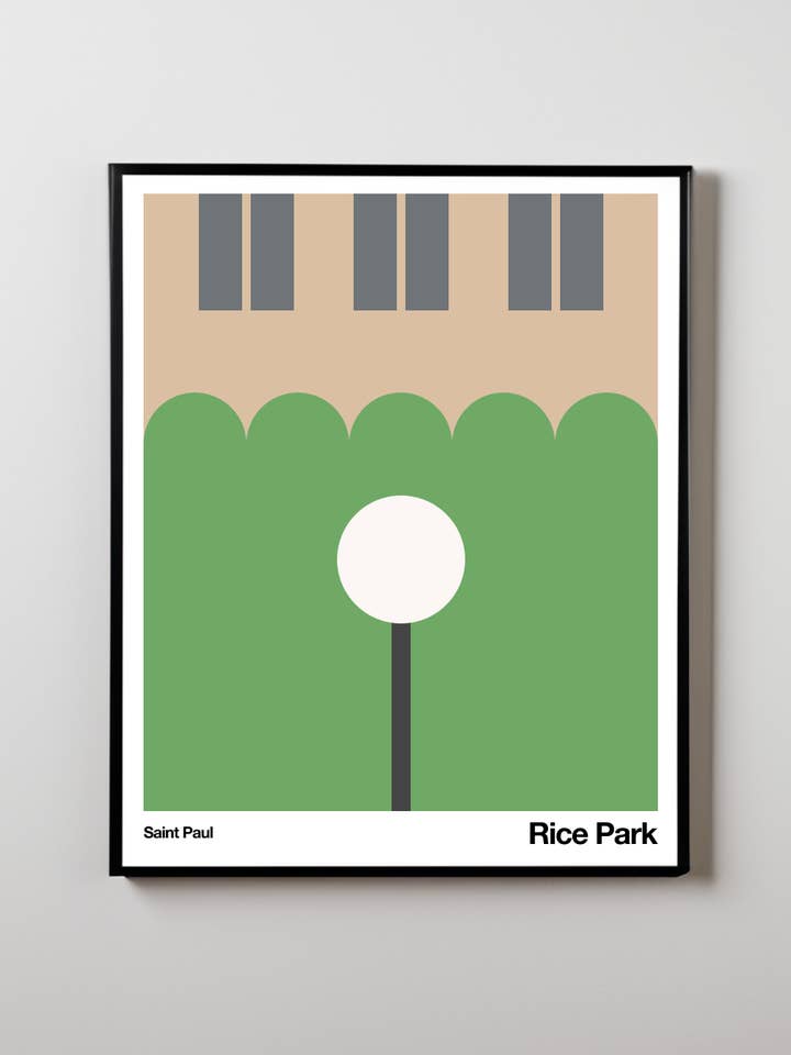 Rice Park | Art Print | Simply Saint Paul for wholesale by Little Dipper Art