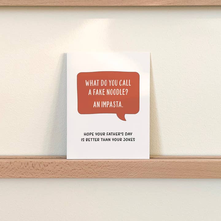 Nine Two Design – Großhandel Vatertagskarten – Dad Joke Pasta Vatertagskarte1