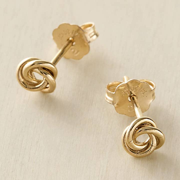 Petite Knot Studs | Gold Fill for wholesale by Sheena Marshall Jewelry