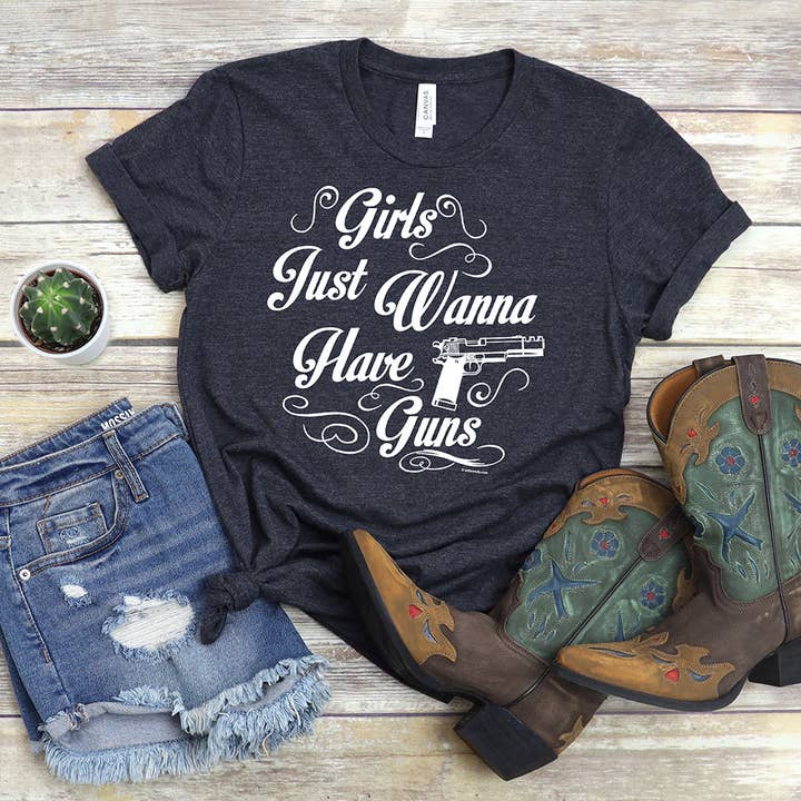 Wanna Have Guns T-shirt voor meisjes voor wholesale door Artopia