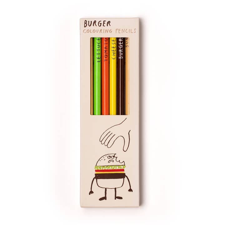 USTUDIO Design – wholesale Pencil – Burger | Pencil Set | Sharp & Blunt