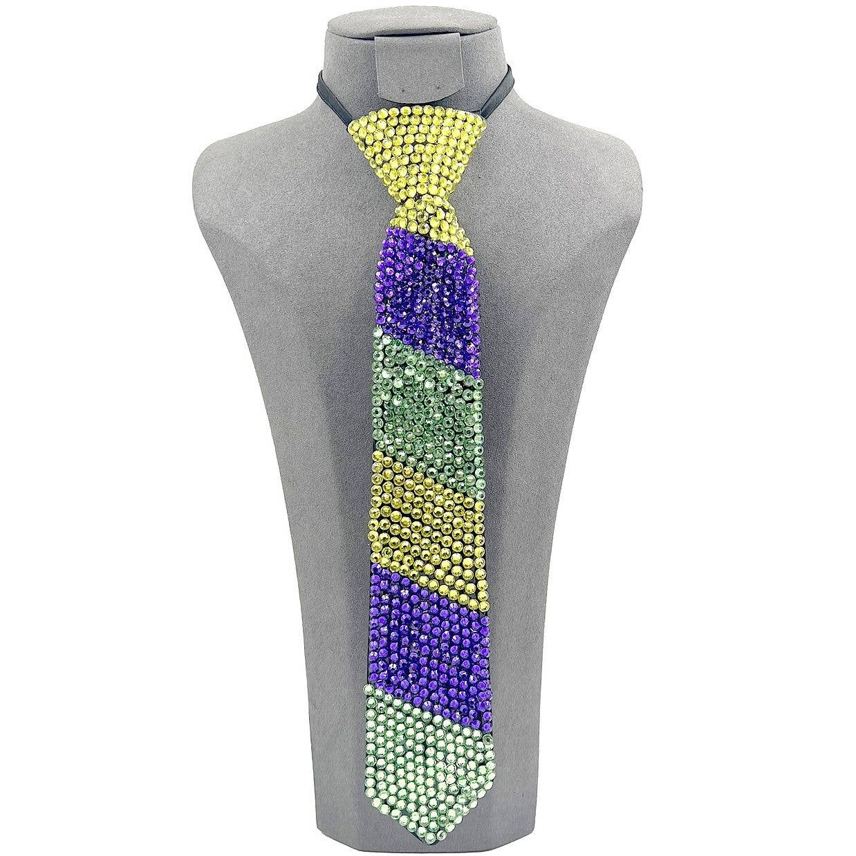 Diacly - Wholesale Necktie - Men's - Elegant Dazzling Rhinestone Adjustable Neck Tie2