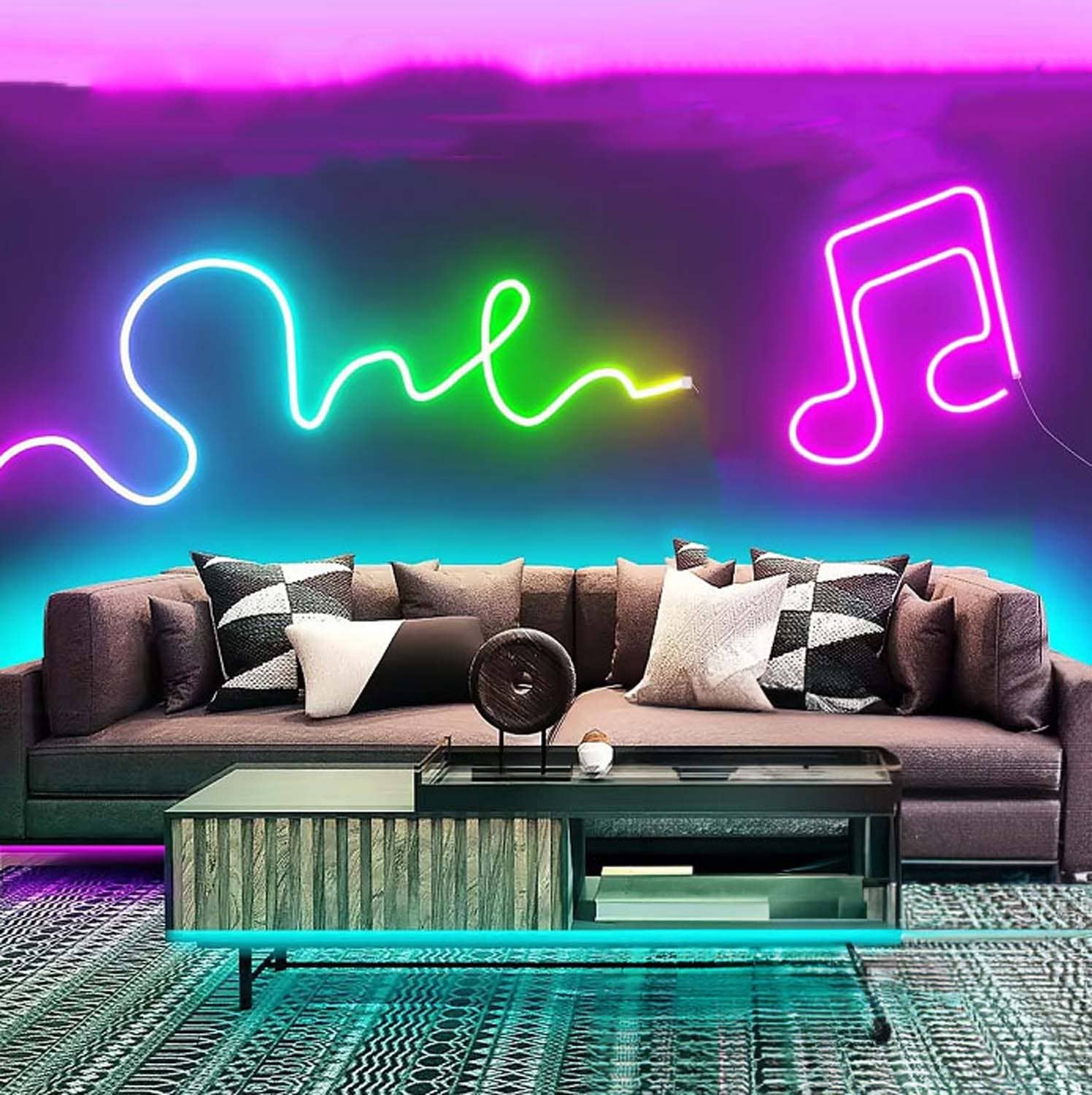 LAX Gadgets - Vendita all'ingrosso Insegna al neon - Luce al neon RGB a corda – Flessibile 20 piedi per interni/esterni4