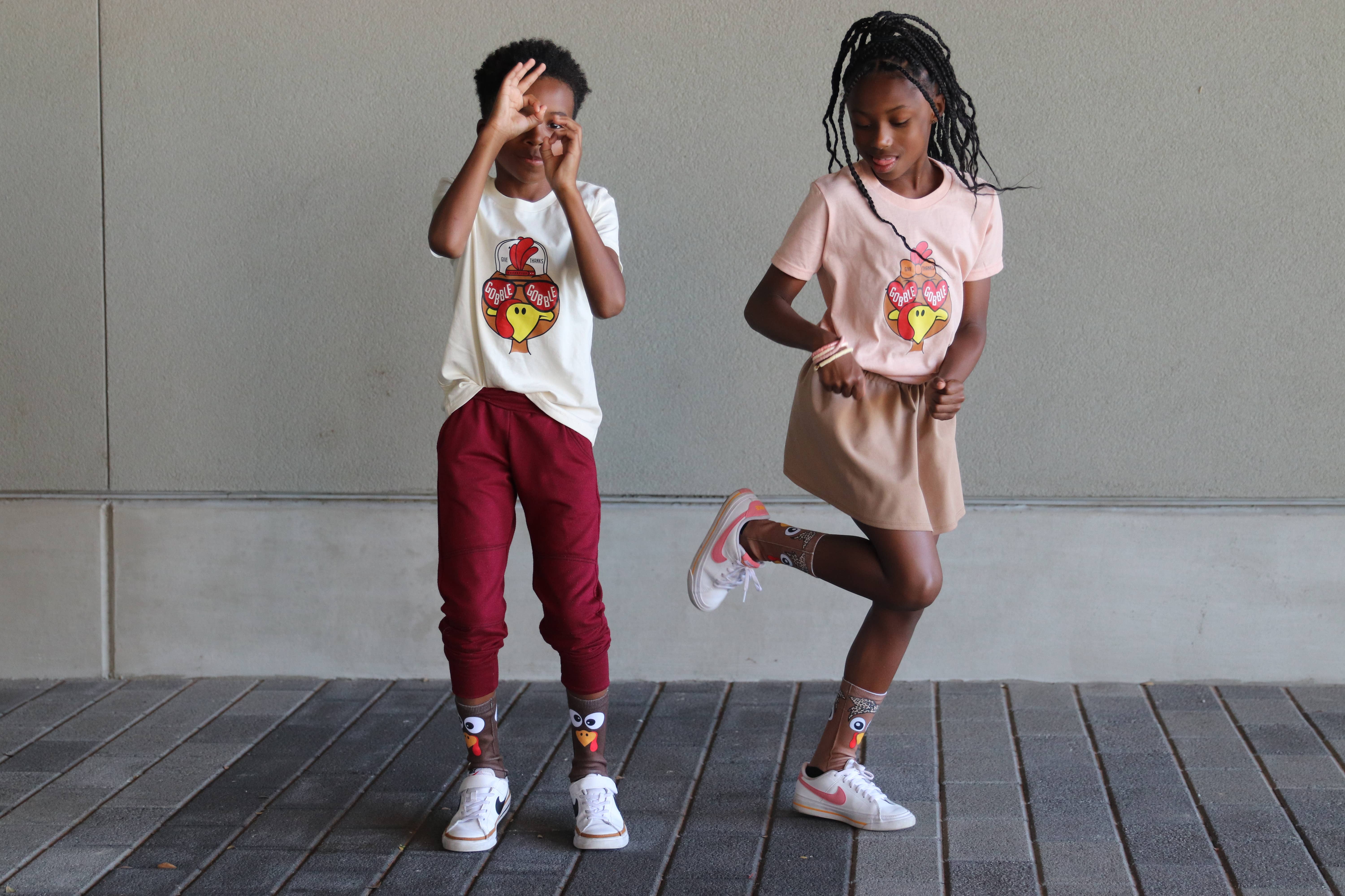 Dapper Xpressions - Wholesale Socks - Kids - Mr & Mrs Turkey Socks, Comfort and Casual, Toddler to Adult2