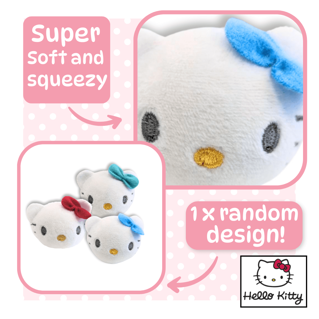 Baby Republic – wholesale Stuffed/plush toy – Kids & baby – 4cm Hello Kitty Squeezy Soft Plush Toy in Surprise Blind Capsule2
