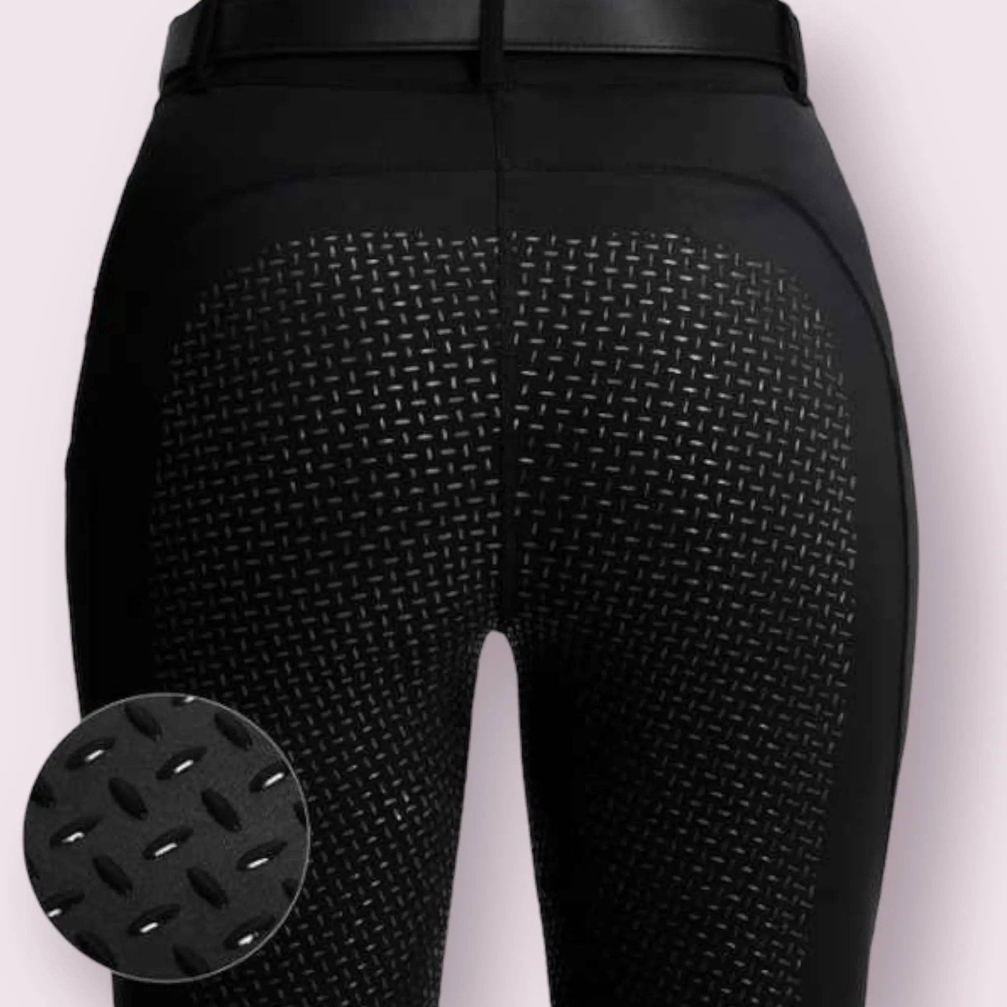 black Glammy riding leggings for wholesale on Faire7