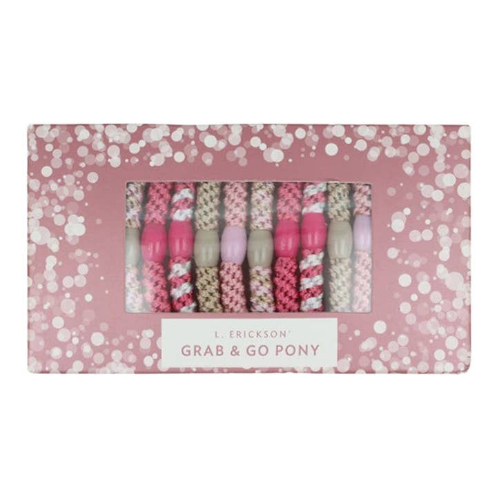 France Luxe/L. Erickson – wholesale Hair tie – Grab & Go Ponytail Holders - Holiday Box