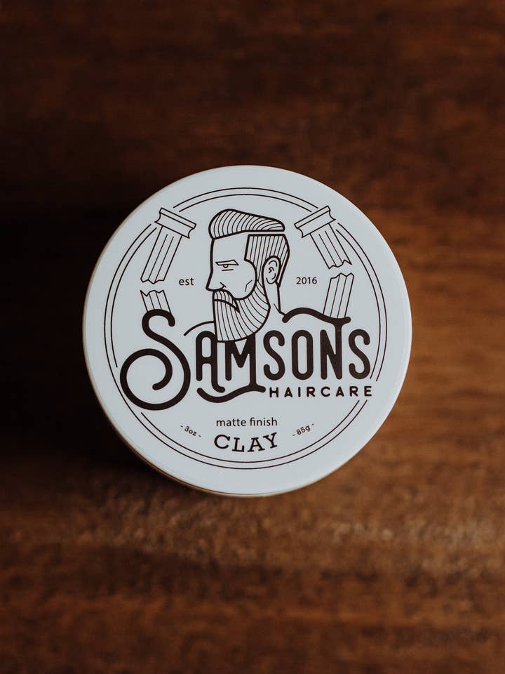 Matte Clay Pomade for wholesale by Samson’s Haircare