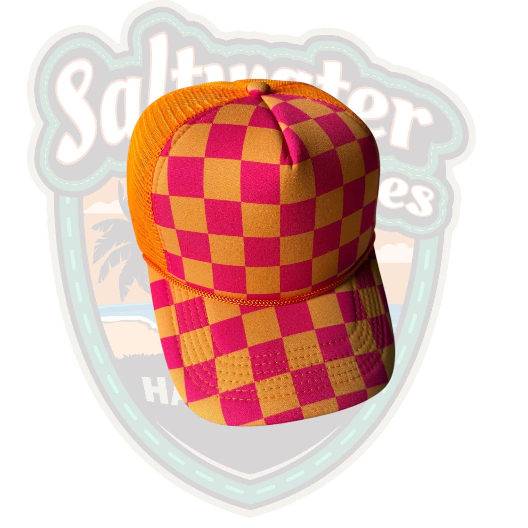 Saltwater Stitches Hat Co LLC - Wholesale Trucker Hat - Unisex - Checkered Hats2