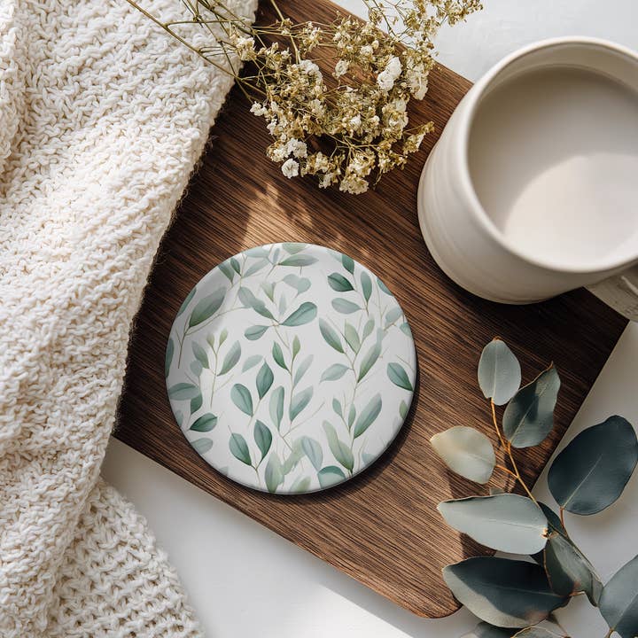 Gia Roma - Wholesale Decorative Tabletop Object - Blue Country Coaster Elegant Grandmillennial Blue Home Decor37