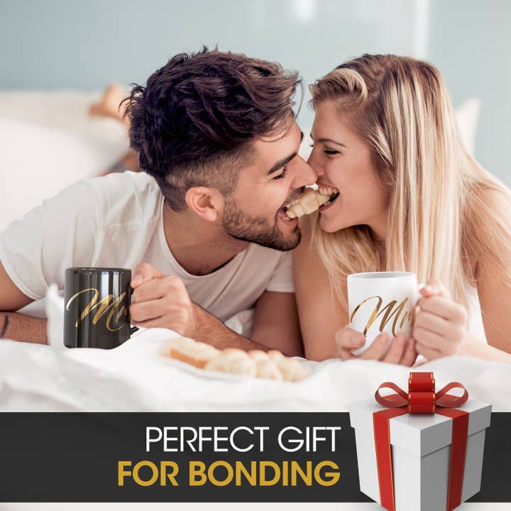 DELUXY - Wholesale Coffee Mug - DELUXY Mr and Mrs Coffee Mugs Set- Perfect Bridal Shower Gif3