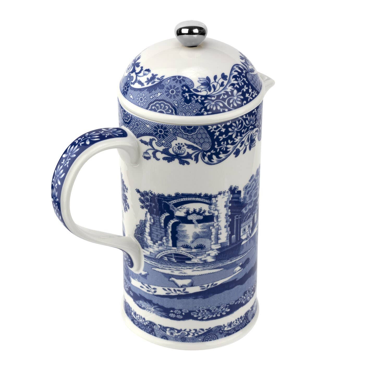Portmeirion, Spode, Pimpernel, Nacthmann, Wrendale Designs - Wholesale Coffee Machine - Spode Blue Italian 28oz Cafetiere1