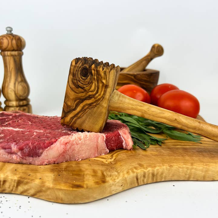 Natural OliveWood – wholesale Köksverktyg/-pryl – Olive trä kött hammare