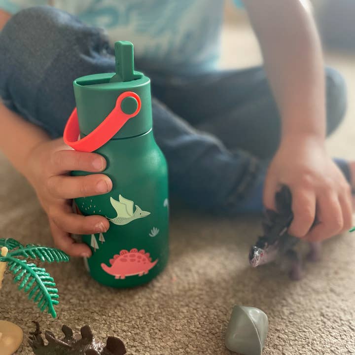 Lund Design House - Wholesale Water Bottle - Little Lund Kids Water Bottle with Flip Straw 400ml / 13.5oz3