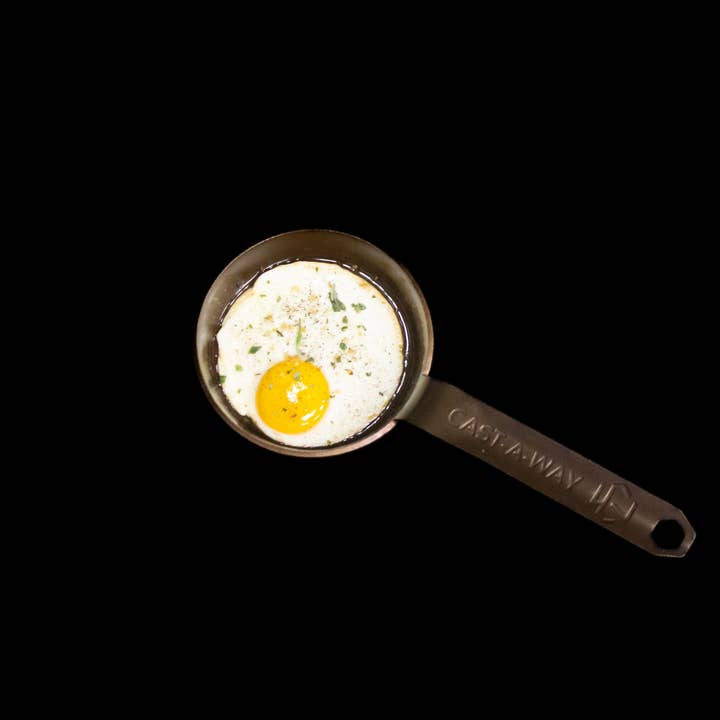 Cast-A-Way Carbon – Frigideira de ferro fundido por atacado – Fadeira em Aço Carbono 5"3