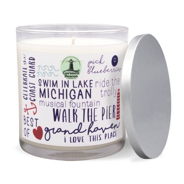 Garsnett Beacon Candle Co. - Wholesale Jar/Filled Candle - Grand Haven Michigan - Things to Do Scented Candle0