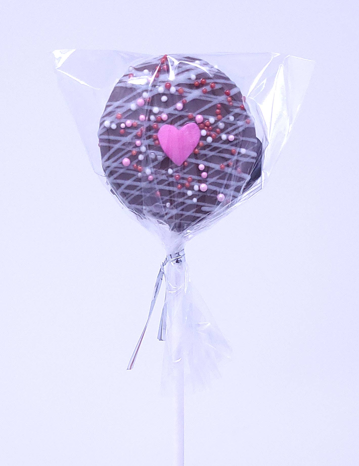Wild Angel Treats, LLC - Wholesale Chocolate Covered Sweets - Valentine's Day Chocolate Covered Oreo Pop1
