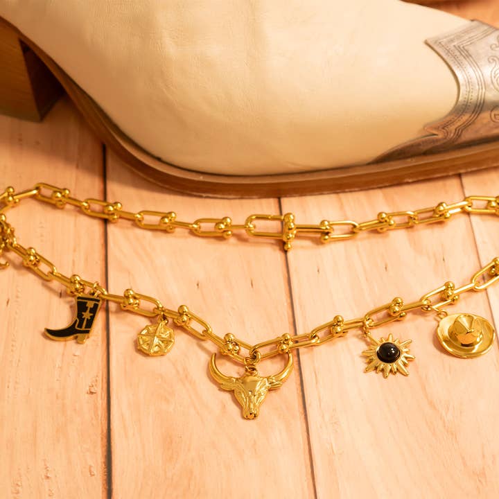 WJW - Vendita all'ingrosso Ciondolo/pendente - Ciondolo a forma di toro in acciaio inossidabile PVD oro 18 carati15