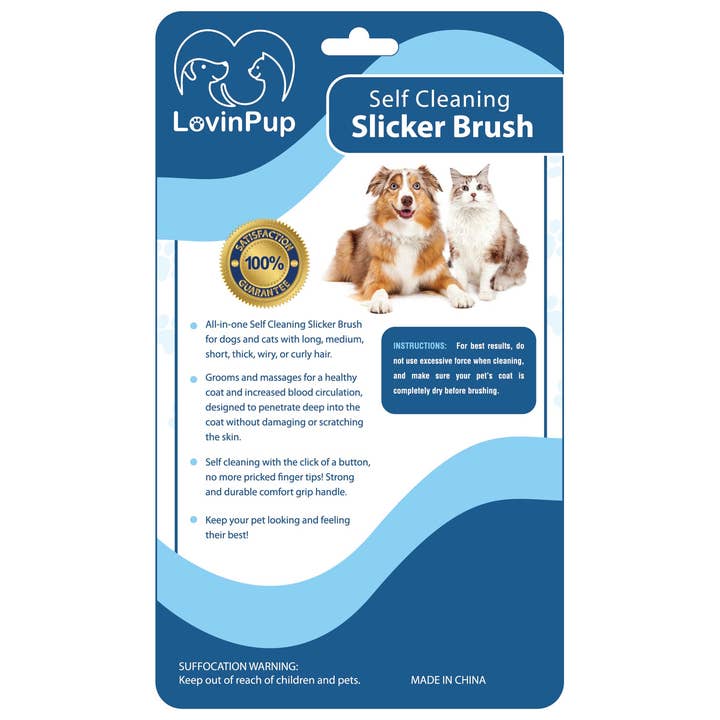 Pets First - Vendita all'ingrosso Spazzola - Cani e gatti - Spazzola per animali con funzione autopulente2