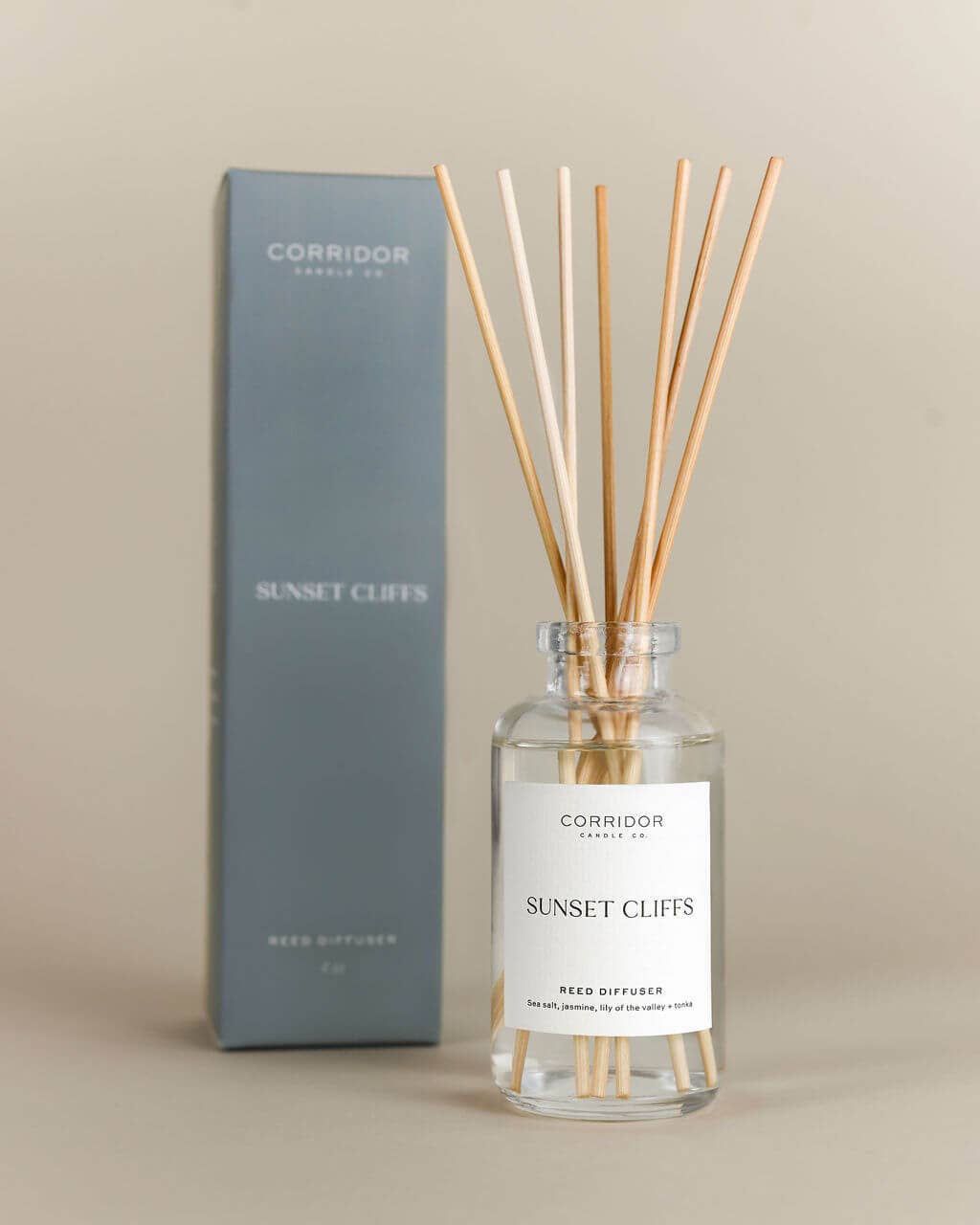 Corridor Candle Co. - Wholesale Reed Diffuser - Sunset Cliffs Mini Reed Diffuser1